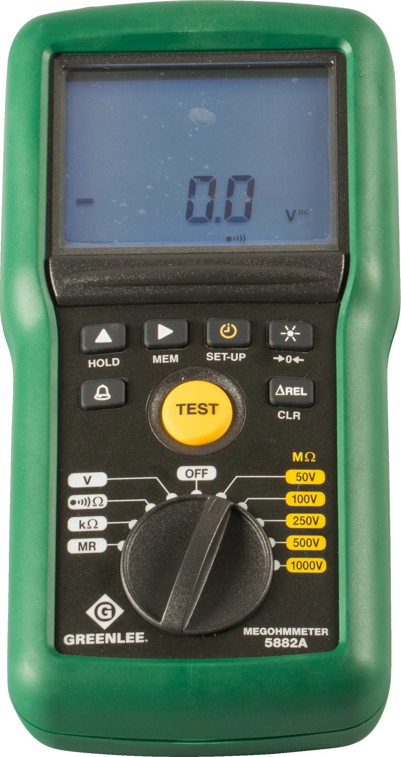 Verificador de aislamiento/megóhmetro de 1 kilovoltio calibrado