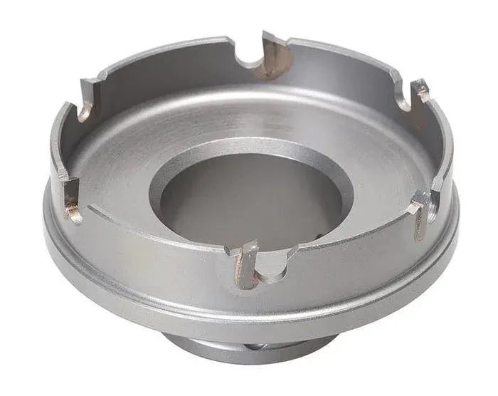 Cortador de punta de carburo para orificios de 2-2 5/8 pulg. de cambio rápido Greenlee - Sacabocados