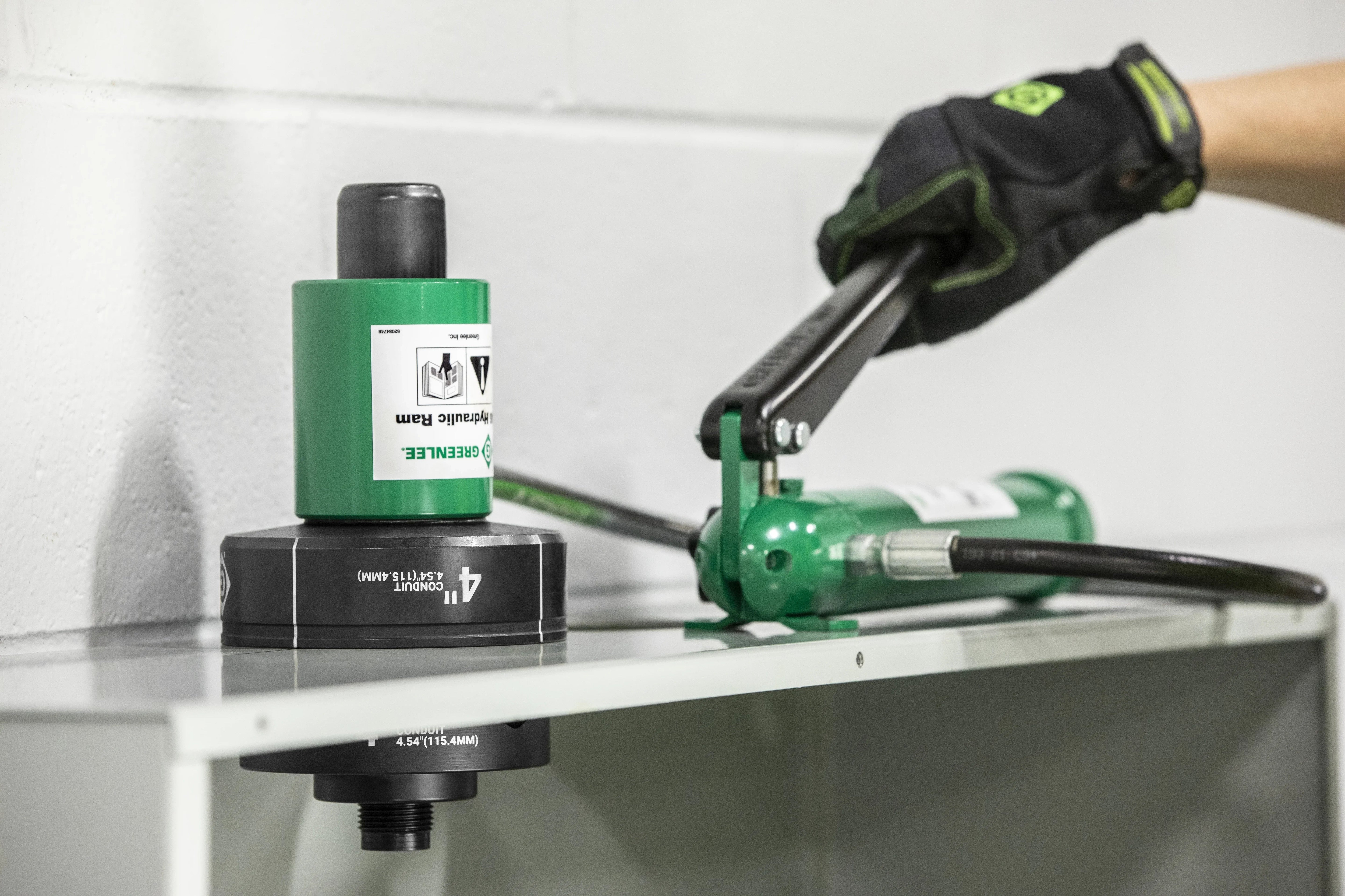 Ariete hidráulico para sacabocados Greenlee - Sacabocados