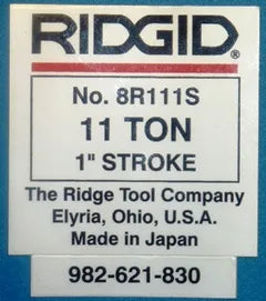 RIDGID 26042 - Calcomanía TRADE NAME 8R111S