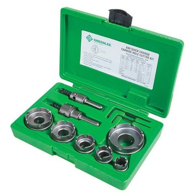 Greenlee Kit 8P Cortadores Punta de Carburo