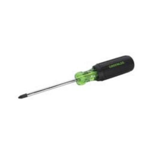 Destornillador de punta Phillips n.º 1 x 3 pulg. para servicio pesado Greenlee - Herramientas Manuales