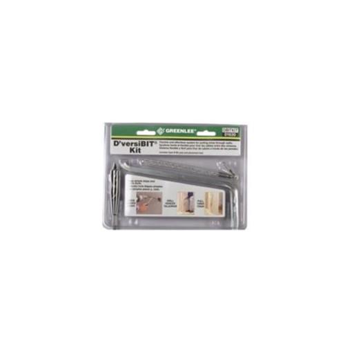 Kit D'Versibit con broca de 9/16 pulg. de herramienta de colocación y agarre para traccionar cables... Greenlee - Sacabocados