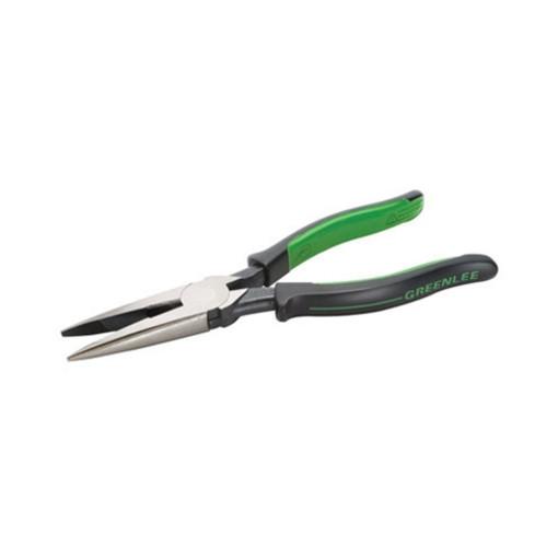 Alicate de punta larga y corte lateral de 6 pulg. con mango moldeado Greenlee - Herramientas Manuales