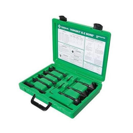 Juego E-Z Bore de 1 pulg. a 2-3/4 pulg. Greenlee - Sacabocados
