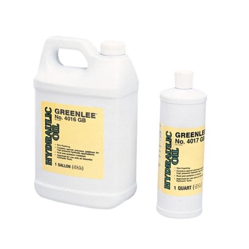 Aceite hidráulico, 1 galón Greenlee - Curvado