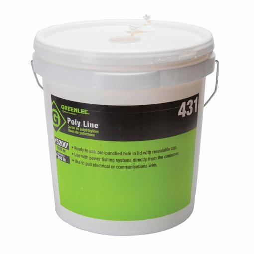 Soga con envoltura en espiral de 2 capas x 5200 pies Greenlee - Pasacables y Traccionadores
