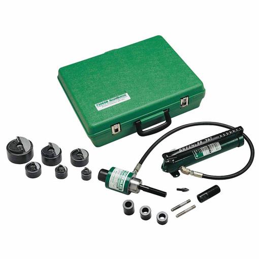 Greenlee 1/2" - 2" Kit Sacabocados Manual Hidráulico