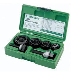 Greenlee 1/2 pulg. - 1-1 / 4 pulg. Kit de Sacabocados Manuales Redondos