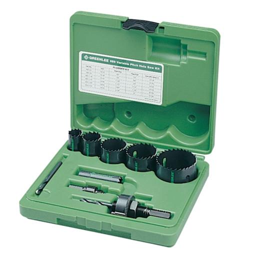 Kit de sierra de perforación para plomeros (889) Greenlee - Sacabocados