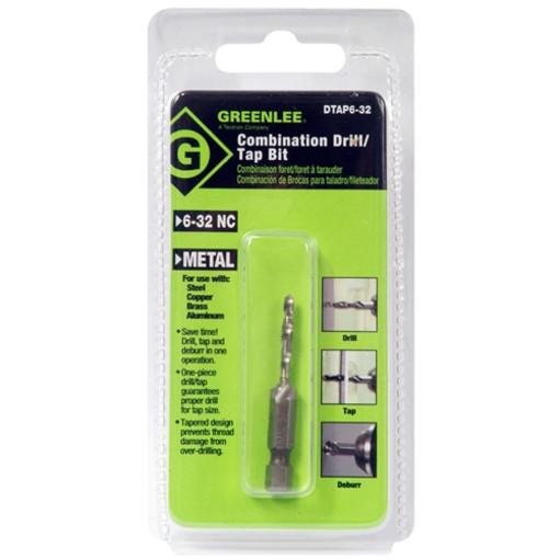 Broca macho 6-32NC Greenlee - Sacabocados