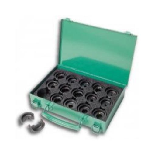 Juego de troqueles para conectores de aluminio de 8 awg a 350 kcmil Greenlee - Terminación de Cables