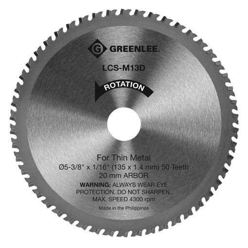 Greenlee 8" x 1/16" Metal de Corte Circular