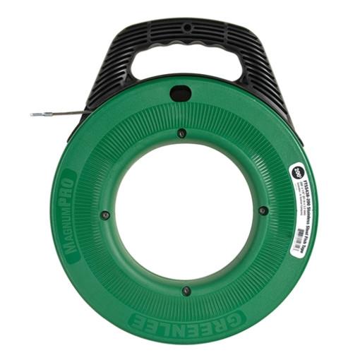 Cinta pasacable de acero inoxidable de 200' Greenlee - Pasacables y Traccionadores