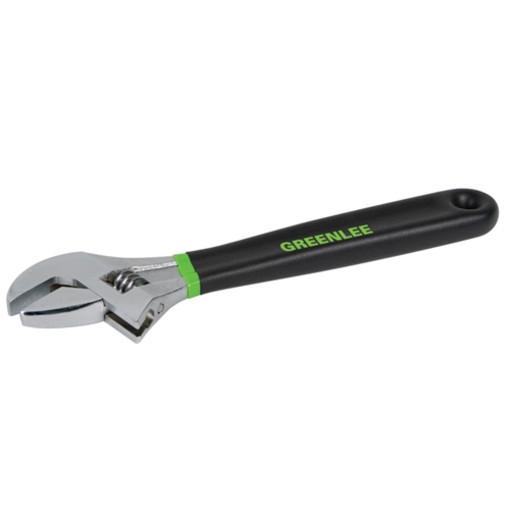 Llave ajustable de 10 pulg. con mango sumergido Greenlee - Herramientas Manuales