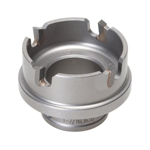 Cortador de punta de carburo para orificios de 1-7/16 pulg. de cambio rápido Greenlee - Sacabocados