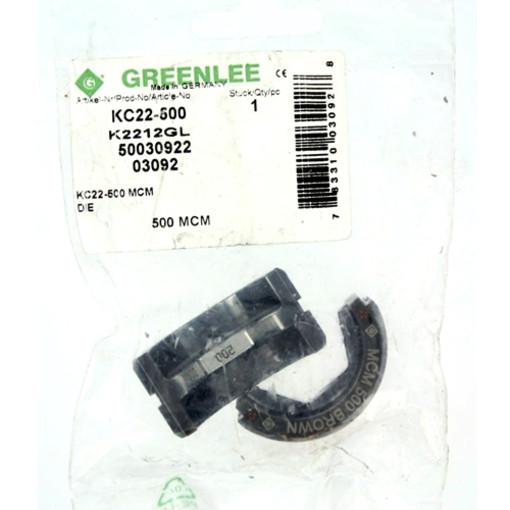 Troquel, 500 mcm (Kc22) Greenlee - Terminación de Cables